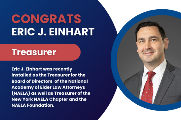 Eric J. Einhart NAELA Treasurer