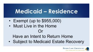 Bullet Points for Medicaid - Residence